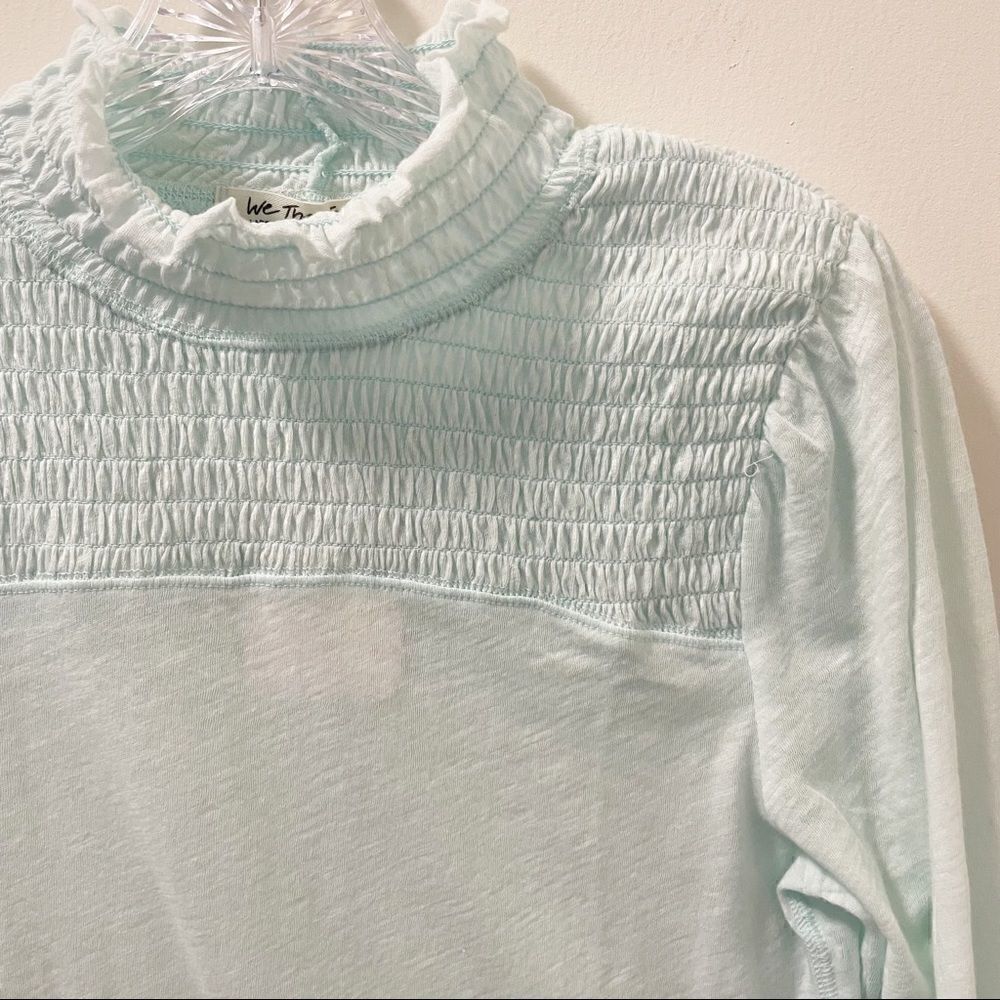 Free People Caroline Mock Neck Top - Size Large - Picture 3 of 8
